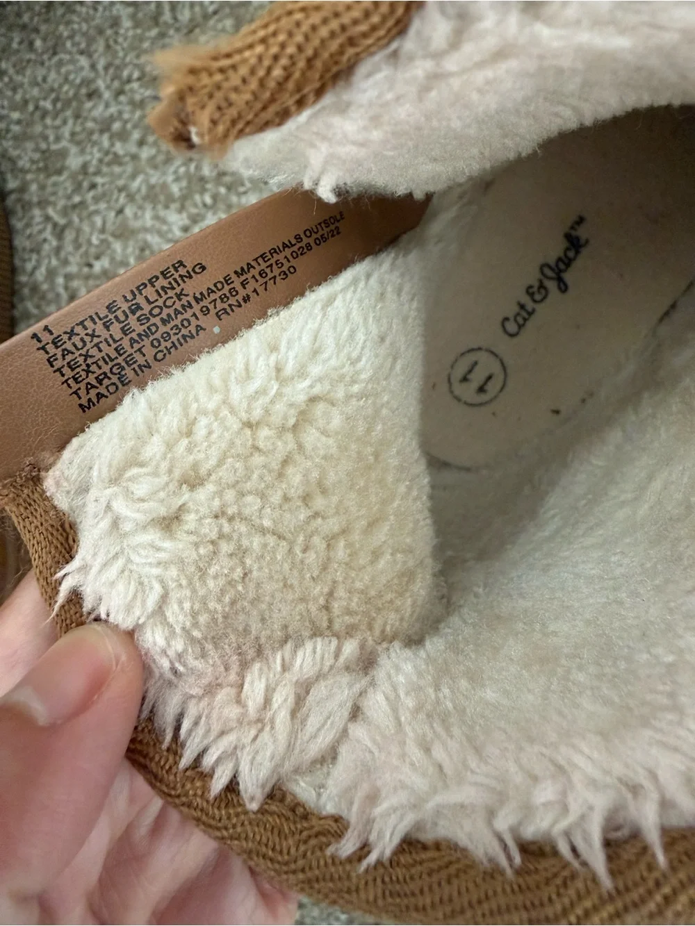 Girls 2 Pairs of Boots Cat & Jack Size 11